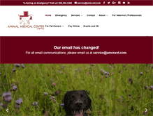 Tablet Screenshot of animalmedicalspecialists.com